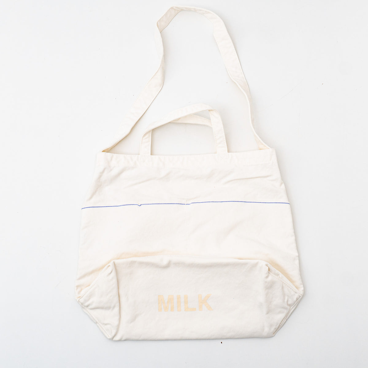 SUNSHINE + CLOUD｜GROWN IN THE SUN　LITTLE MARKETBAG（MILK WHITE）