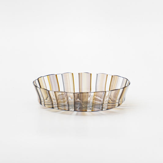 MORI GLASS　森　康一朗｜縁上げ皿（1）