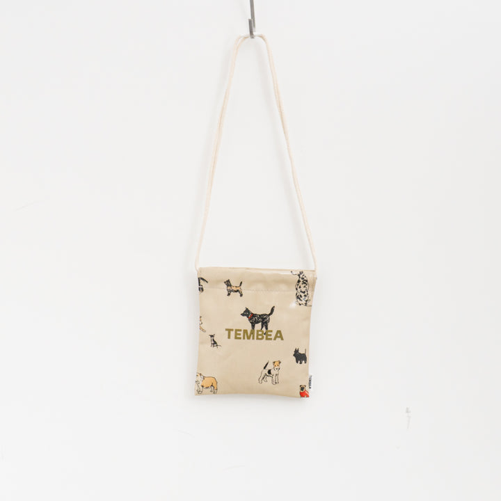 【数量限定】TEMBEA/　巾着 POCHETTE  col.HAUS ORIGINAL LT-BEIGE DOG1