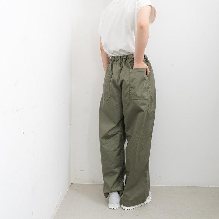 homspun /WOMEN　高密度ウェポンギャザーパンツ　252-3357