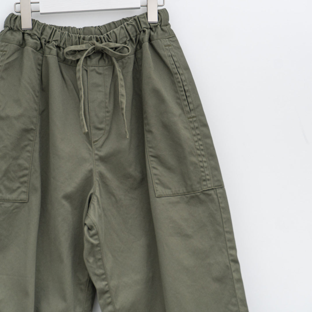 homspun /WOMEN　高密度ウェポンギャザーパンツ　252-3357