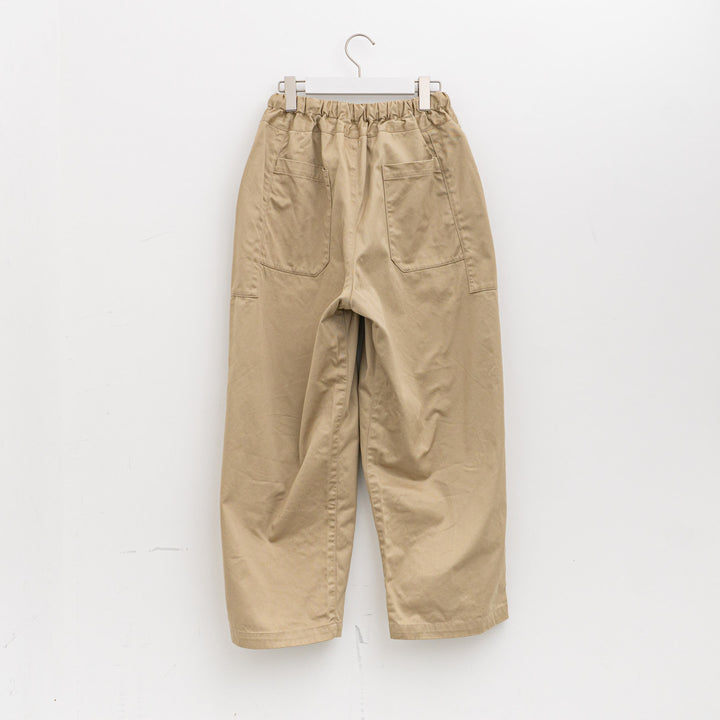homspun /WOMEN　高密度ウェポンギャザーパンツ　252-3357