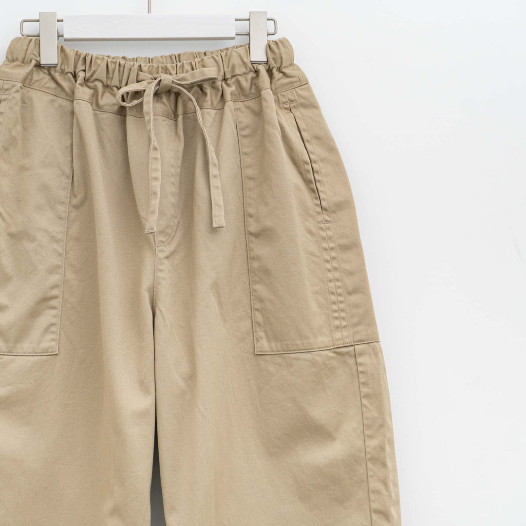 homspun /WOMEN　高密度ウェポンギャザーパンツ　252-3357