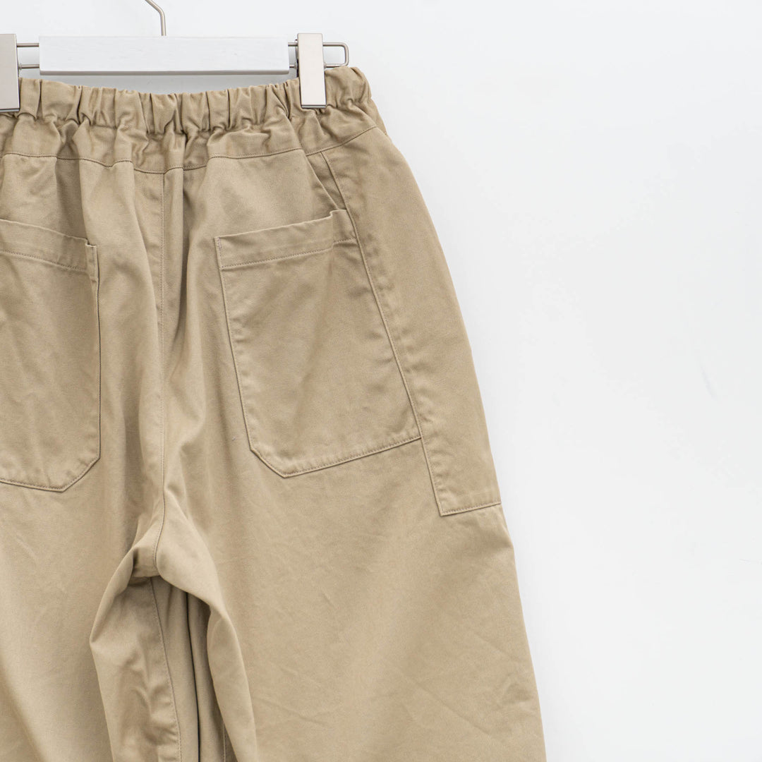 homspun /WOMEN　高密度ウェポンギャザーパンツ　252-3357