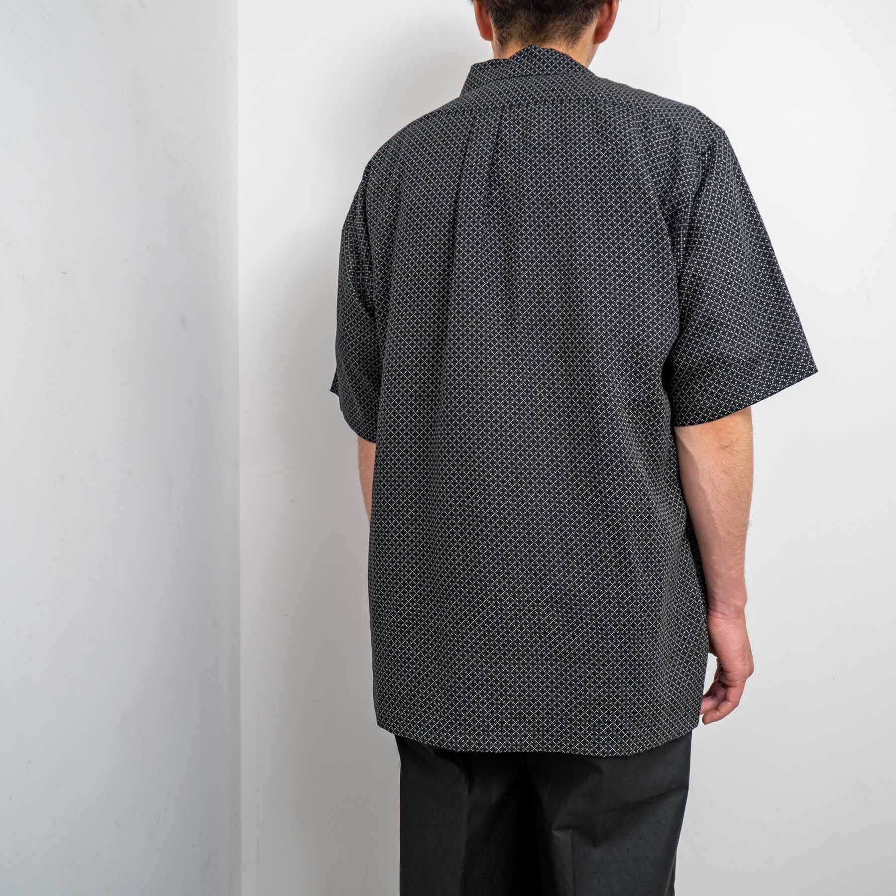 SCYE BASICS/MEN Printed Linen Camp Collar Shirt – haus-netstore