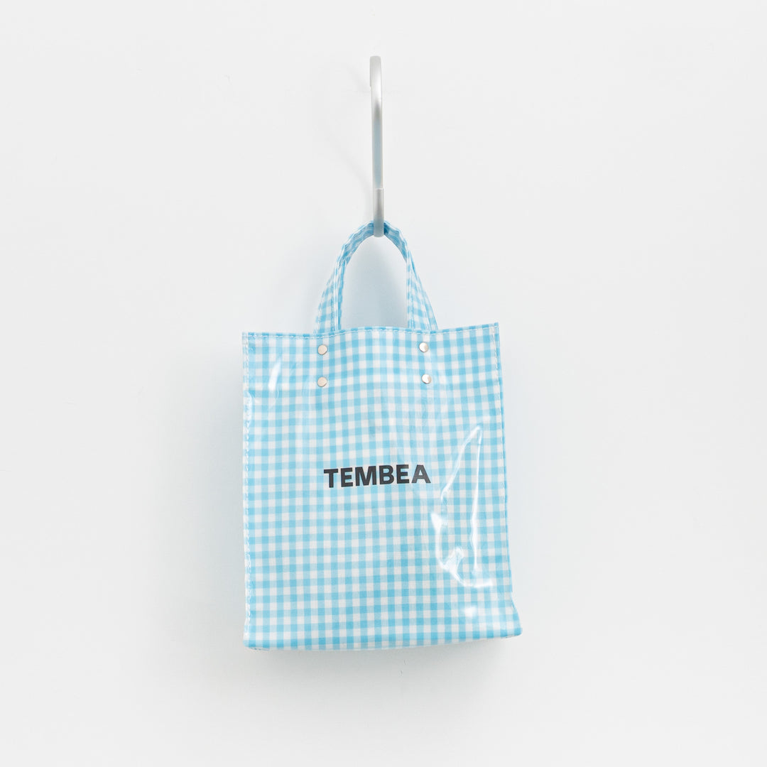 TEMBEA/　PAPER TOTE col.GINGHAM/SAX