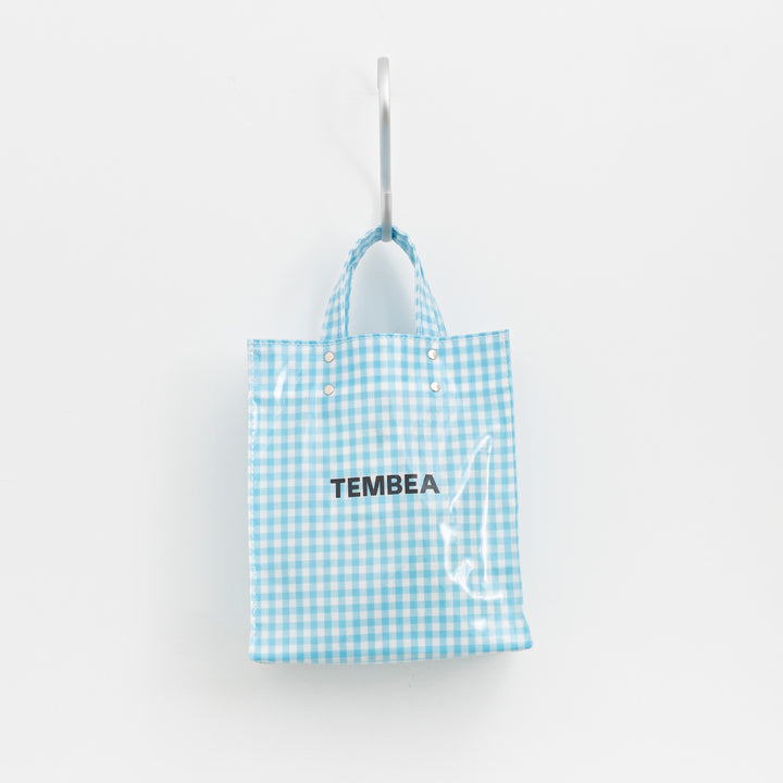 TEMBEA/　PAPER TOTE col.GINGHAM/SAX