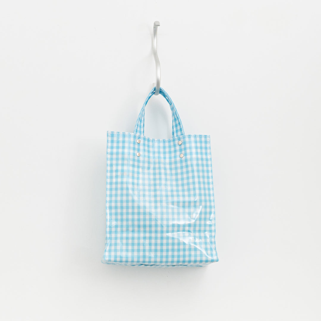 TEMBEA/　PAPER TOTE col.GINGHAM/SAX