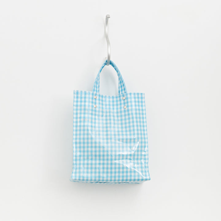 TEMBEA/　PAPER TOTE col.GINGHAM/SAX