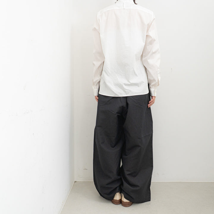 homspun /ウールリネンギャザーワイドパンツ 252-3389