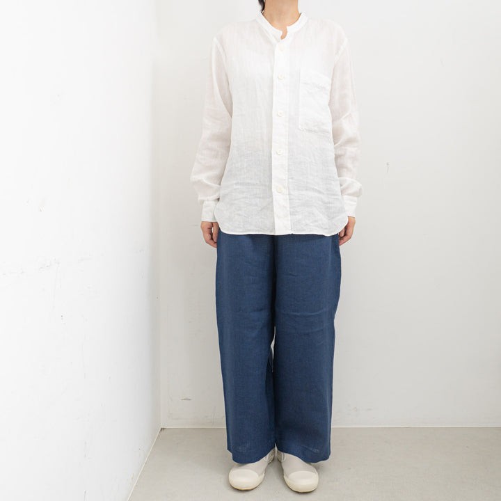 TAYUTAU/　リネンワイドストレートパンツ Y319057