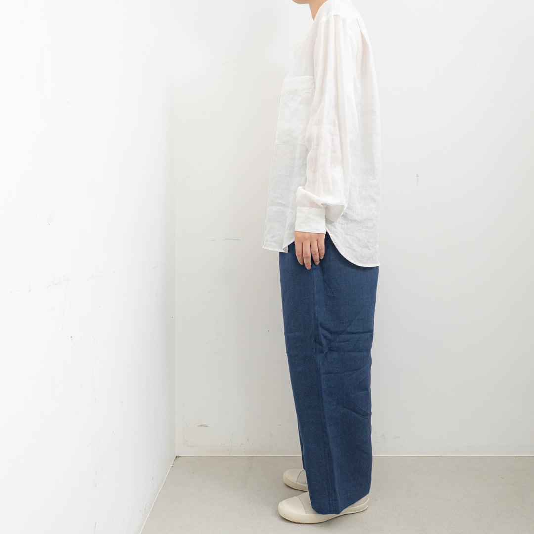 TAYUTAU/　リネンワイドストレートパンツ Y319057