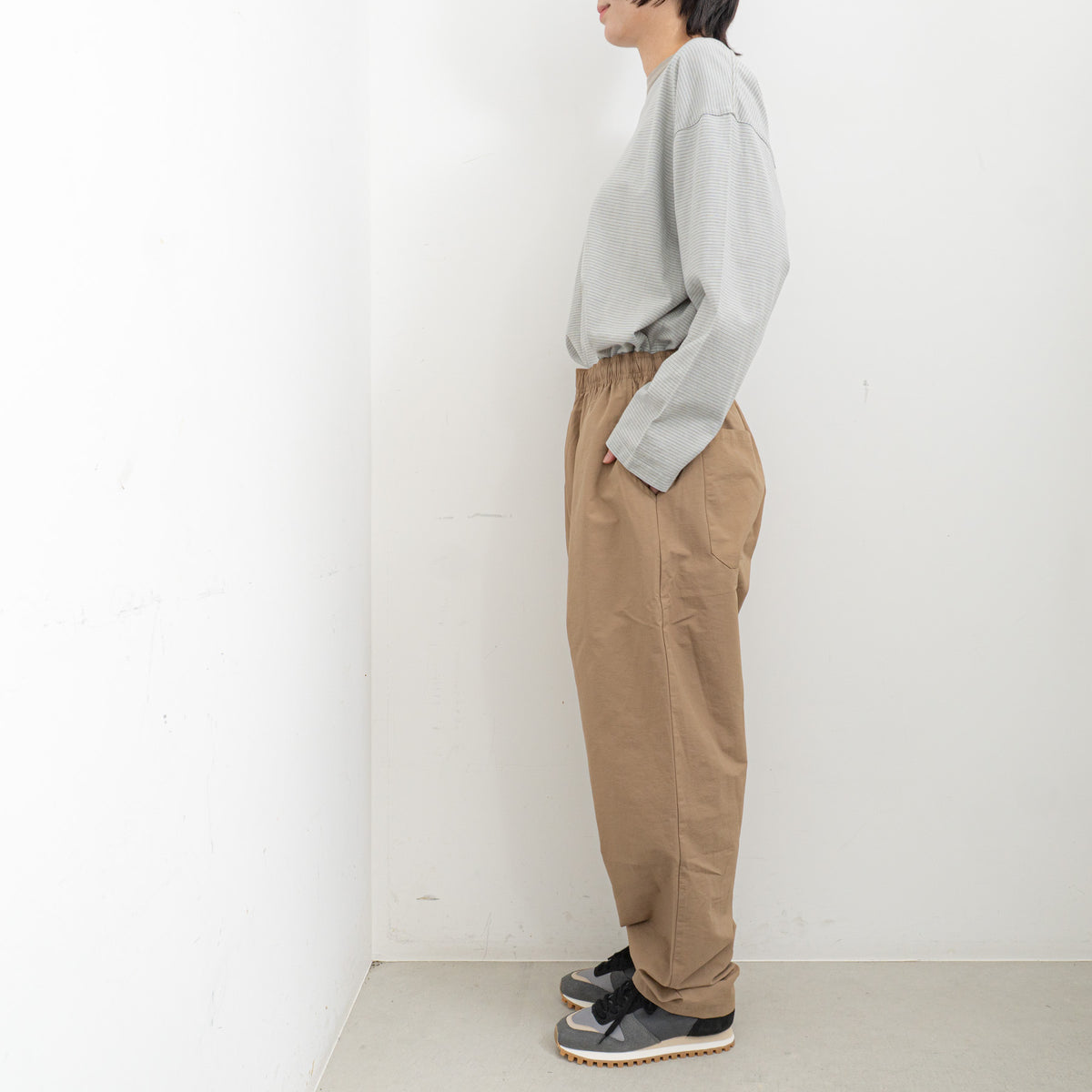 VOIRY｜SECOND PANTS-B col.BLACK