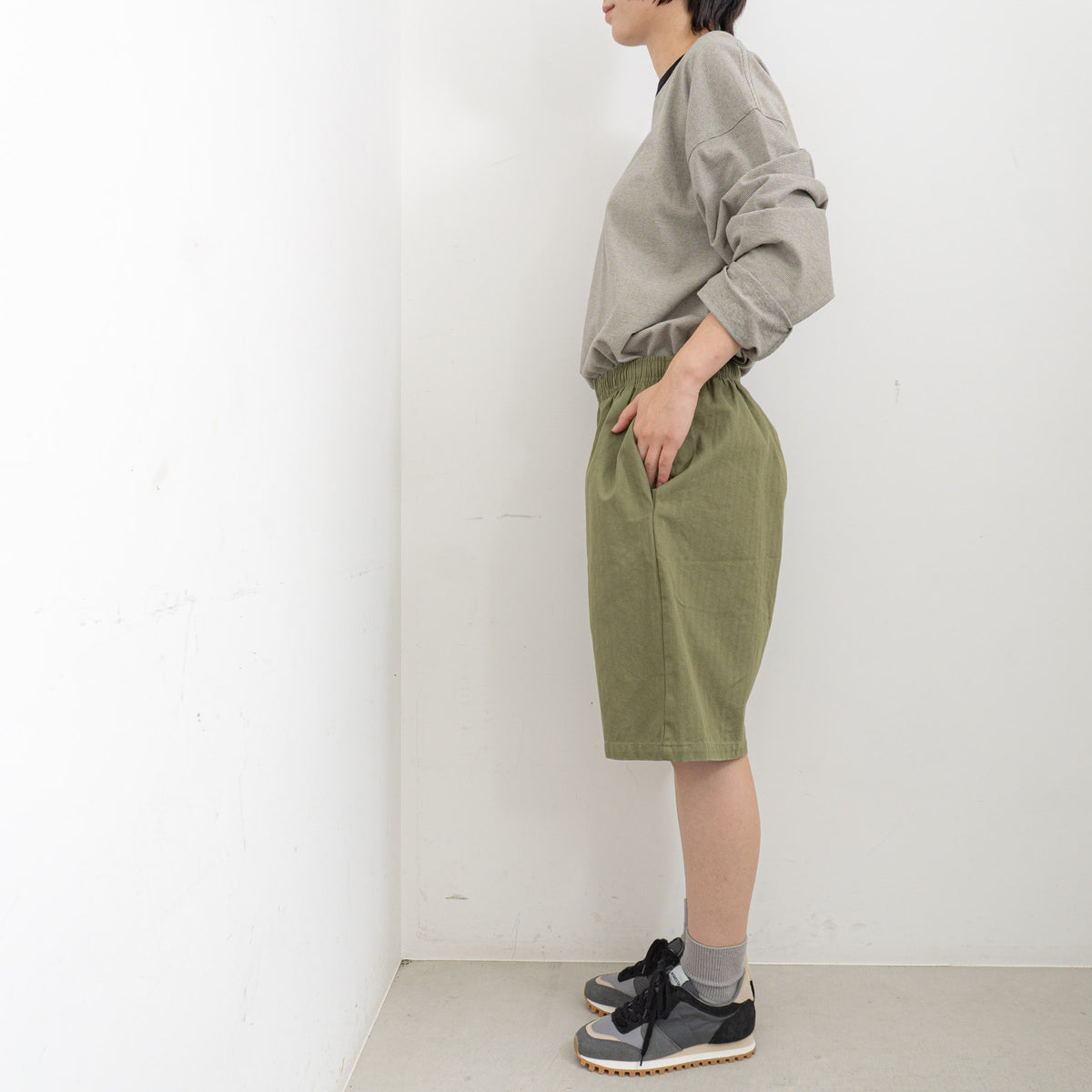 VOIRY｜D.P BASIC SHORTS col.FRENCH BLUE