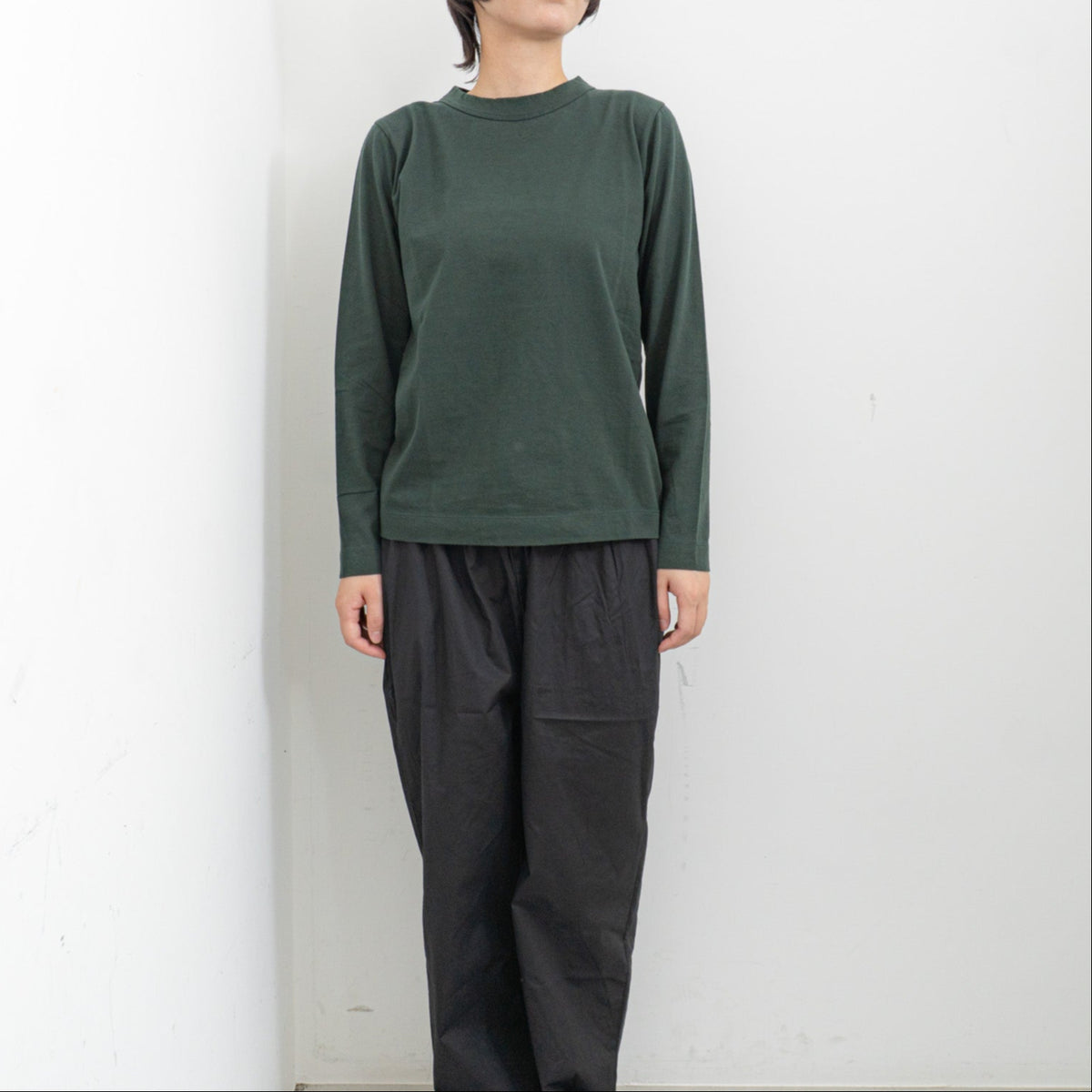 homspun｜天竺長袖Tシャツ 252-6616-YS