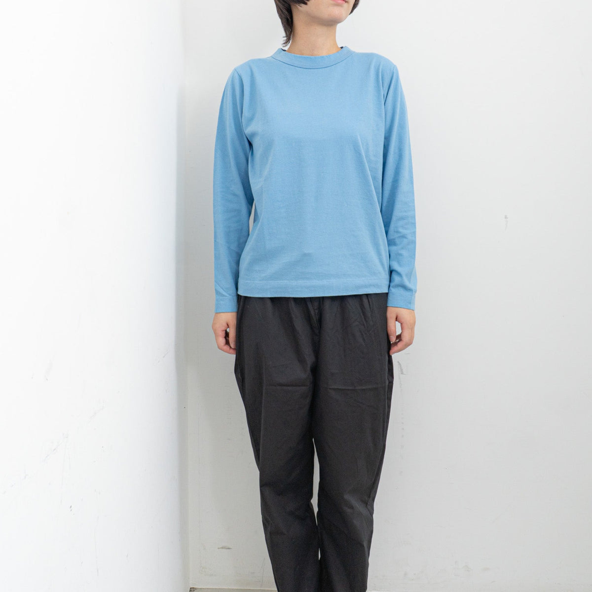 homspun｜天竺長袖Tシャツ 252-6616-YS