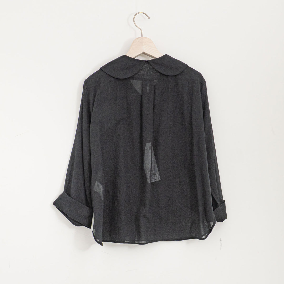MARGARET HOWELL /WOMEN　COTTON SILK CHIFFON SHIRT　5785253202-suomi