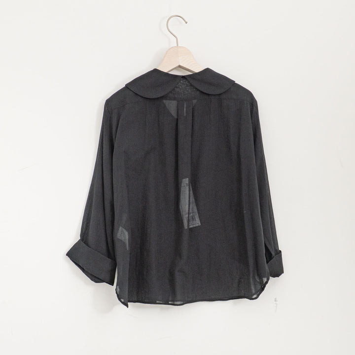 MARGARET HOWELL /WOMEN　COTTON SILK CHIFFON SHIRT　5785253202-suomi