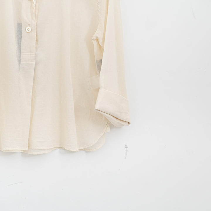 MARGARET HOWELL /WOMEN　COTTON SILK CHIFFON SHIRT　5785253202-suomi