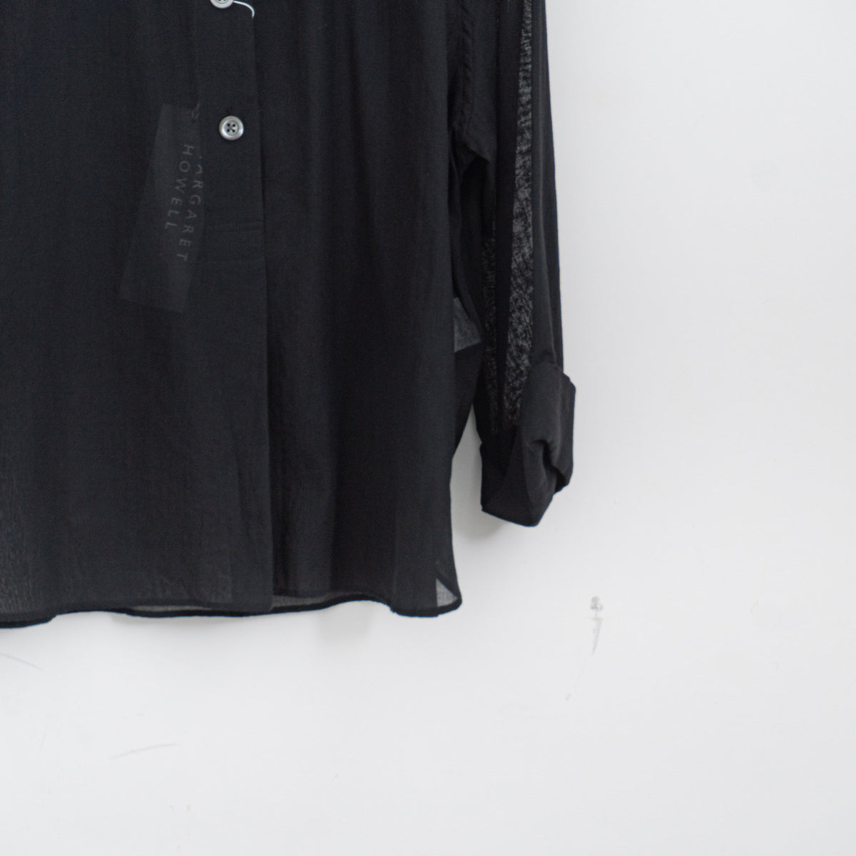 MARGARET HOWELL｜WOMEN　COTTON SILK CHIFFON SHIRT　5785253202-suomi