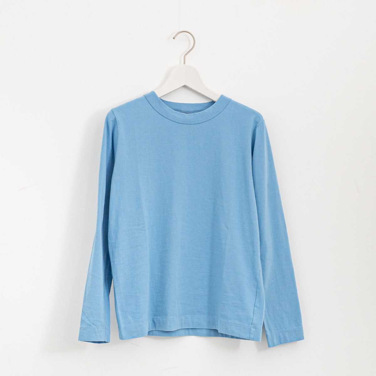 homspun｜天竺長袖Tシャツ 252-6616-YS（2.sax-suomi）