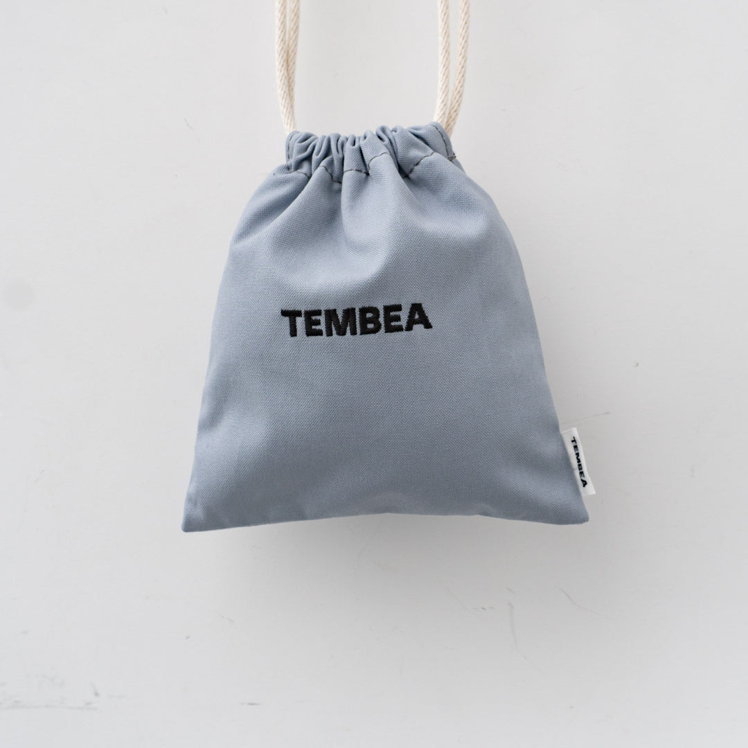TEMBEA/　巾着 POCHETTE COL.BLUE GREY