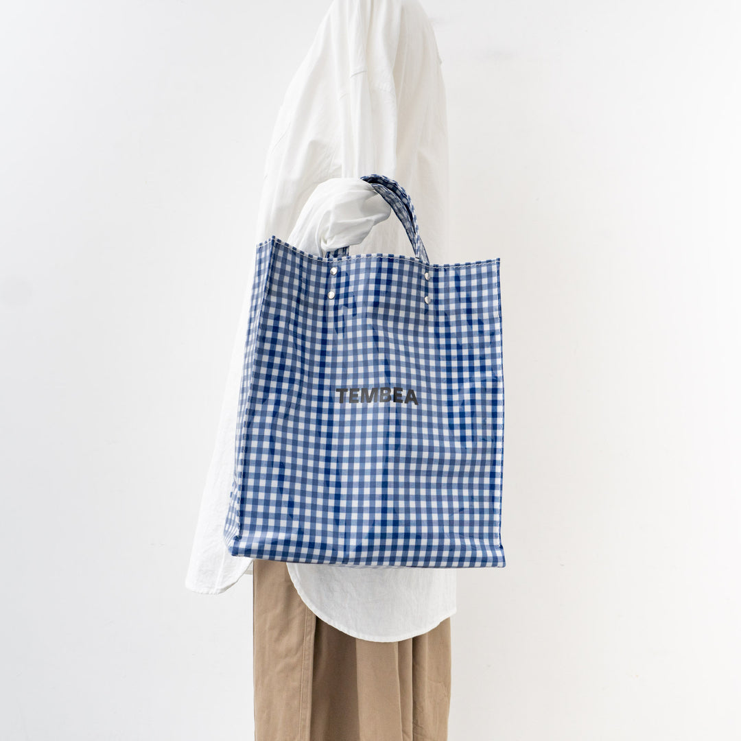 【7月下旬入荷・予約販売・数量限定】TEMBEA/　PAPER TOTE col.HAUS ORIGINAL LT-BEIGE DOG1