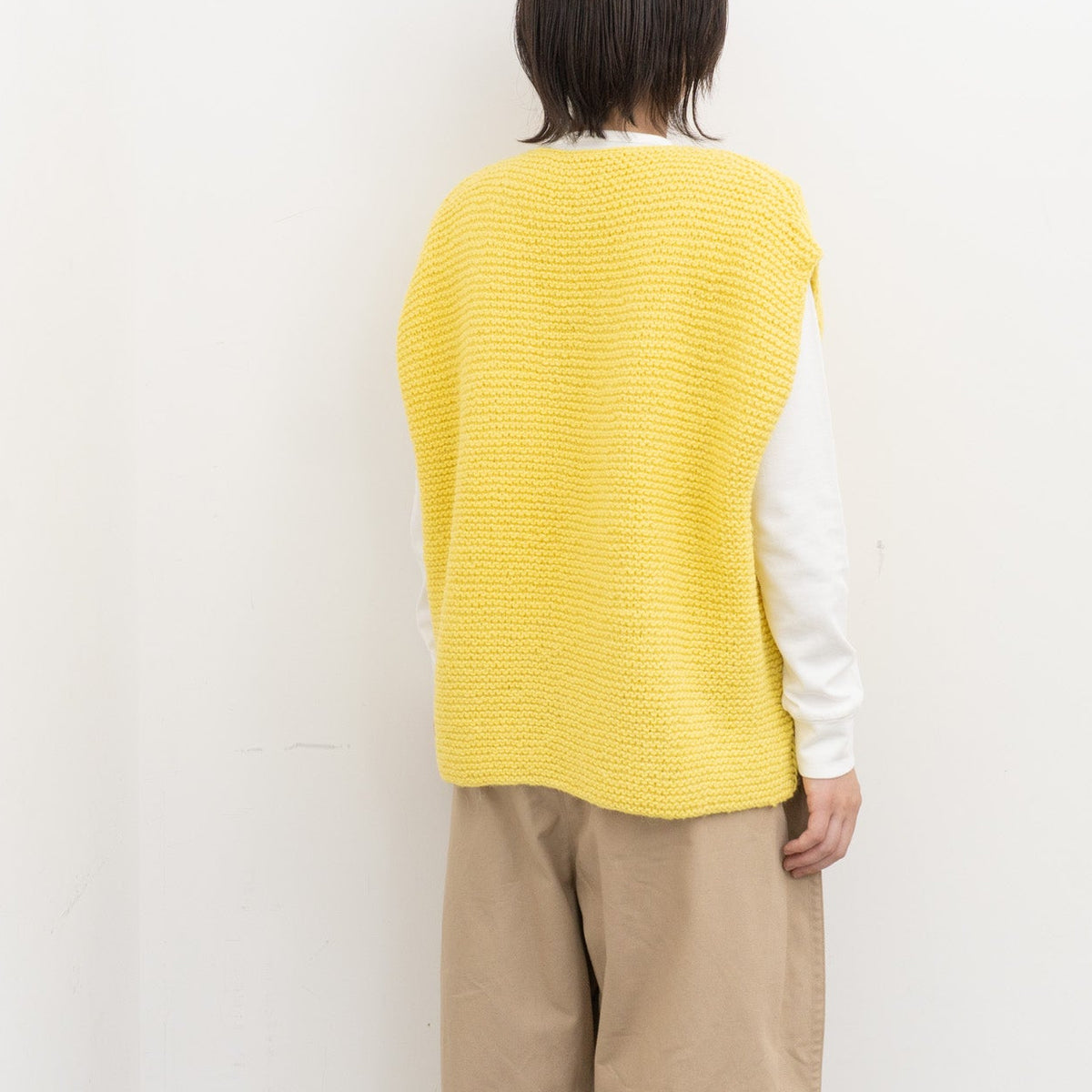 ゴーシュ｜アリパカウールハンドニット ベスト　G264-K001