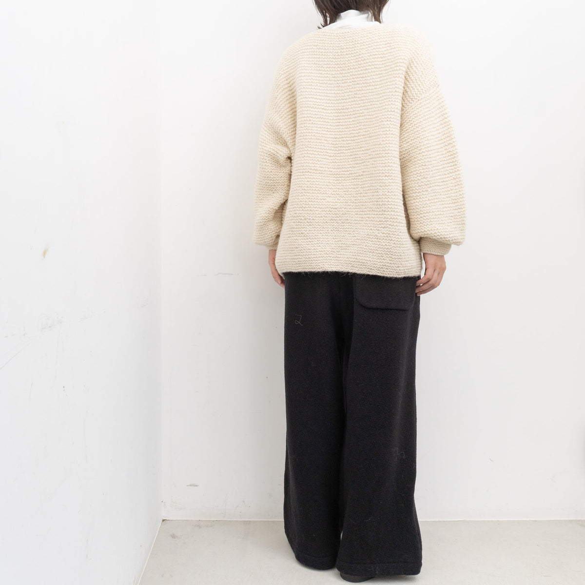 ゴーシュ｜ウールフリースワイドパンツ　G264-T012