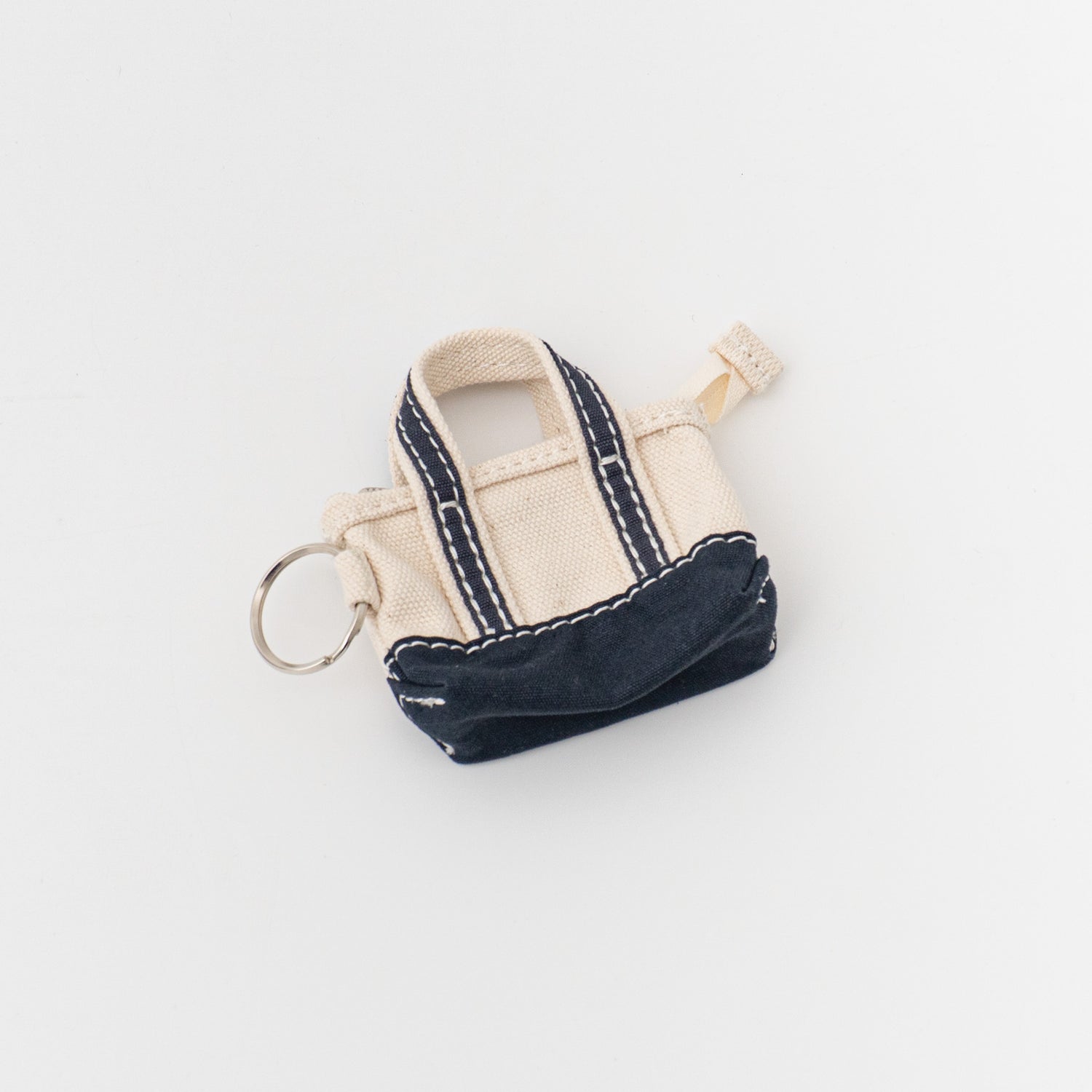 LL Bean｜TOTE BAG KEY CHAIN（NAVY）