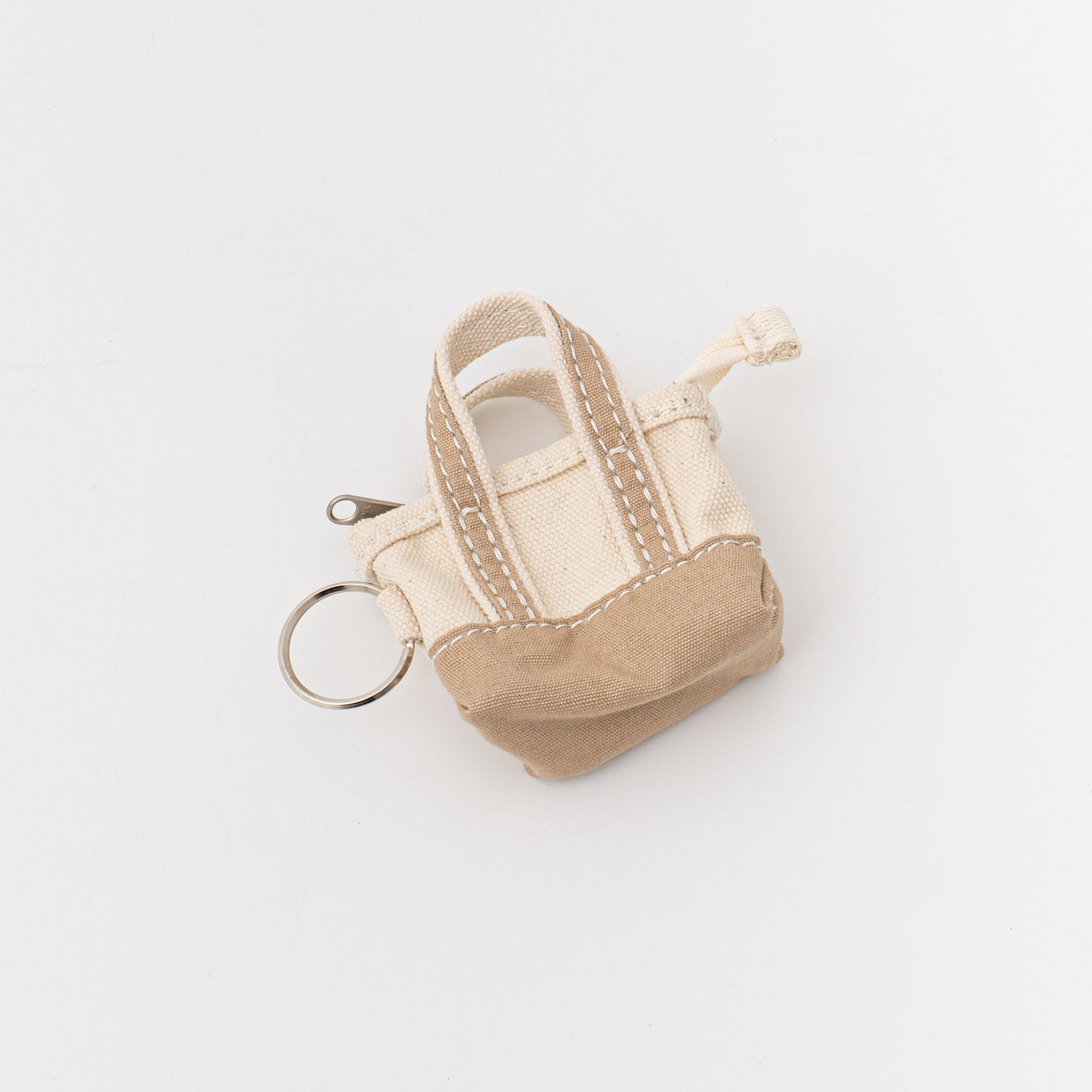 LL Bean｜TOTE BAG KEY CHAIN（KHAKI）