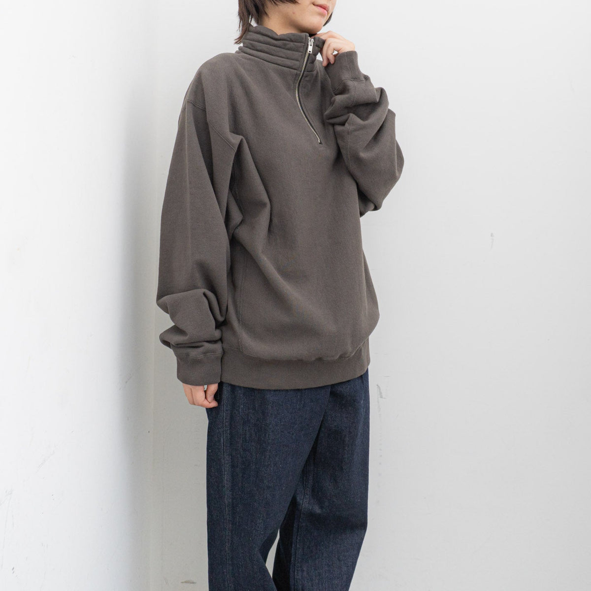 KAPTAIN SUNSHINE｜Zipper High Pullover