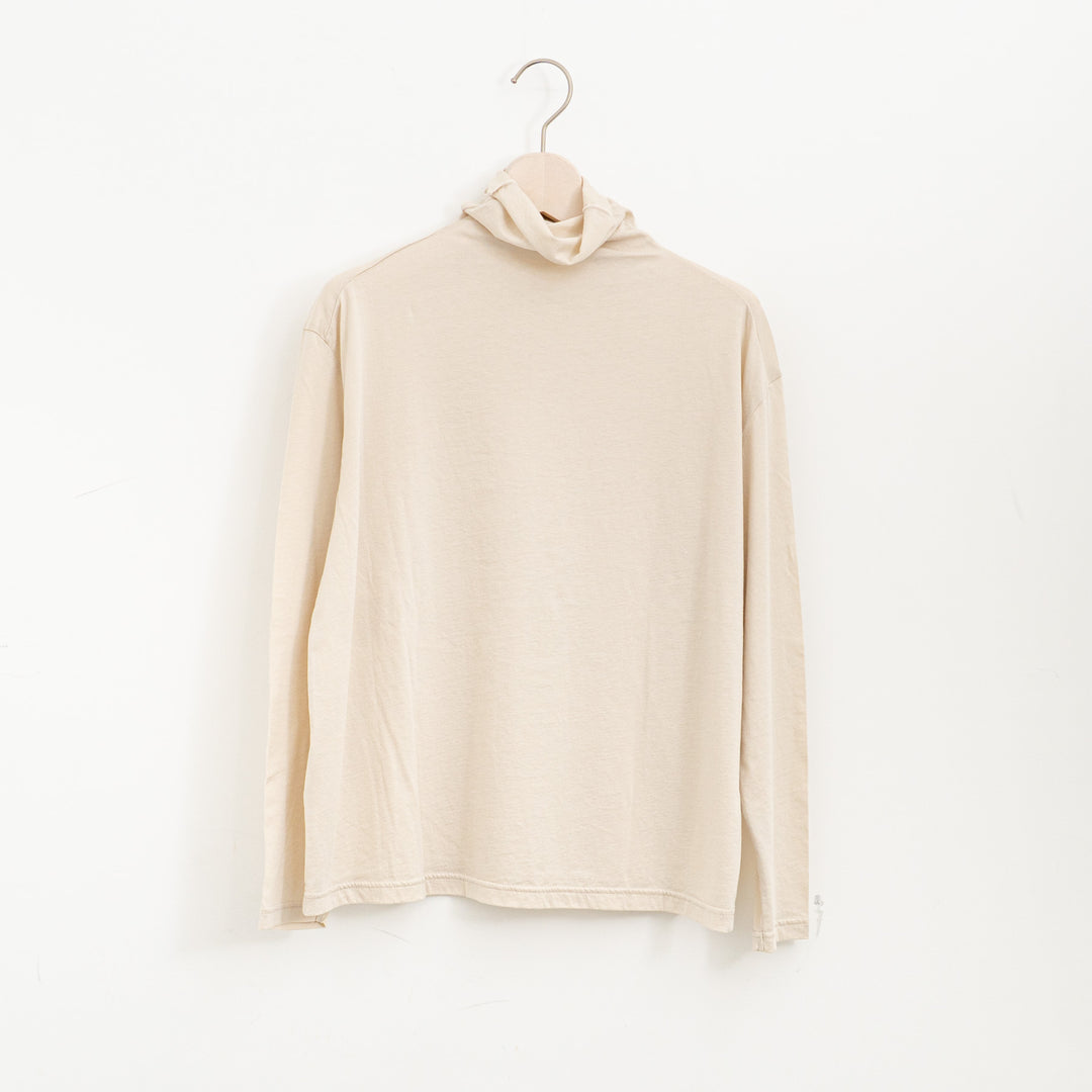 evam eva/　cut&sew turtleneck E253C028