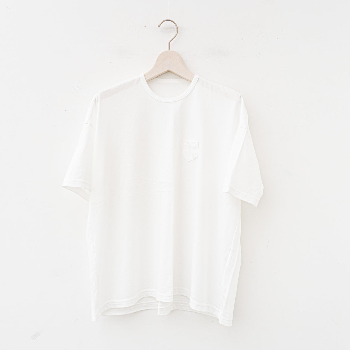 ゴーシュ｜オーガニックスビン天竺半袖 G241-T047（WHITE）