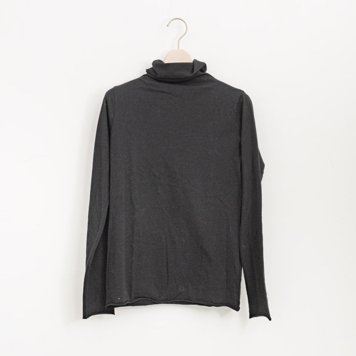 evam eva/　cotton cut&sew turtleneck pullover V002C029