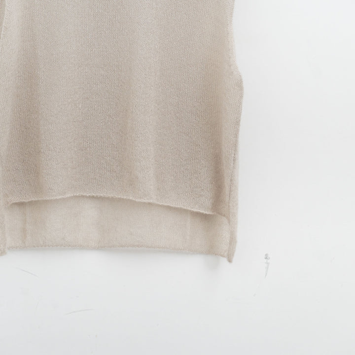 evam eva/　mohair silk vest E253K048