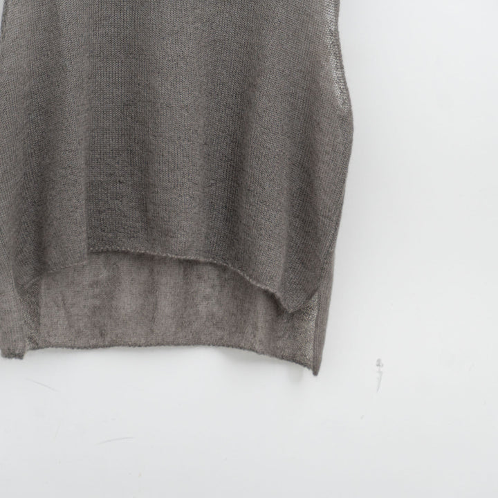 evam eva/　mohair silk vest E253K048