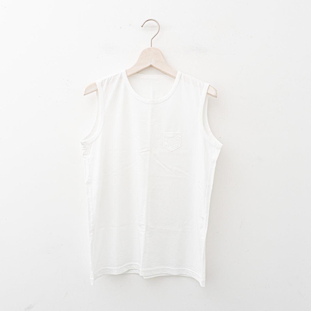 ゴーシュ｜オーガニックスビン天竺ノースリーブ G241-T044（WHITE）