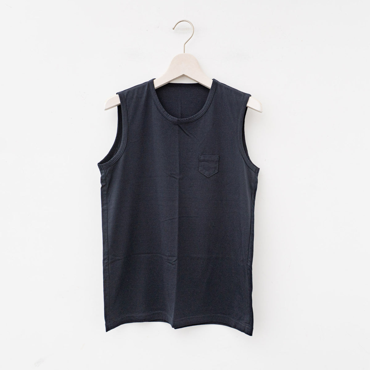 ゴーシュ｜オーガニックスビン天竺ノースリーブ G241-T044（NAVY）