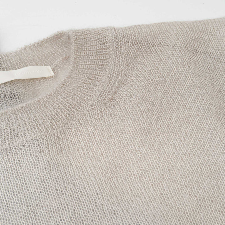 evam eva/　mohair silk vest E253K048