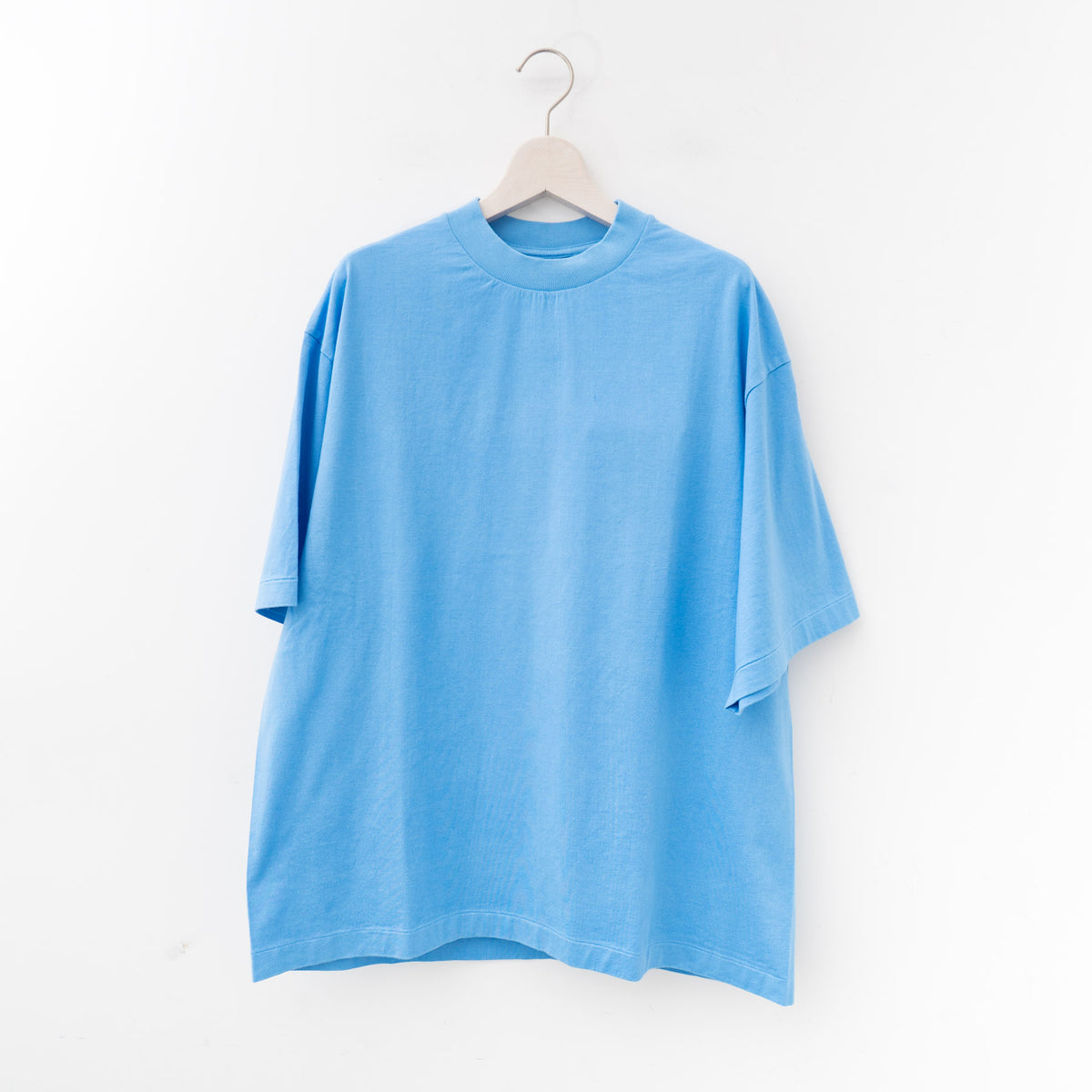 KAPTAIN SUNSHINE｜MEN　Suvin Supima Tube Tee Light（SAX BLUE）