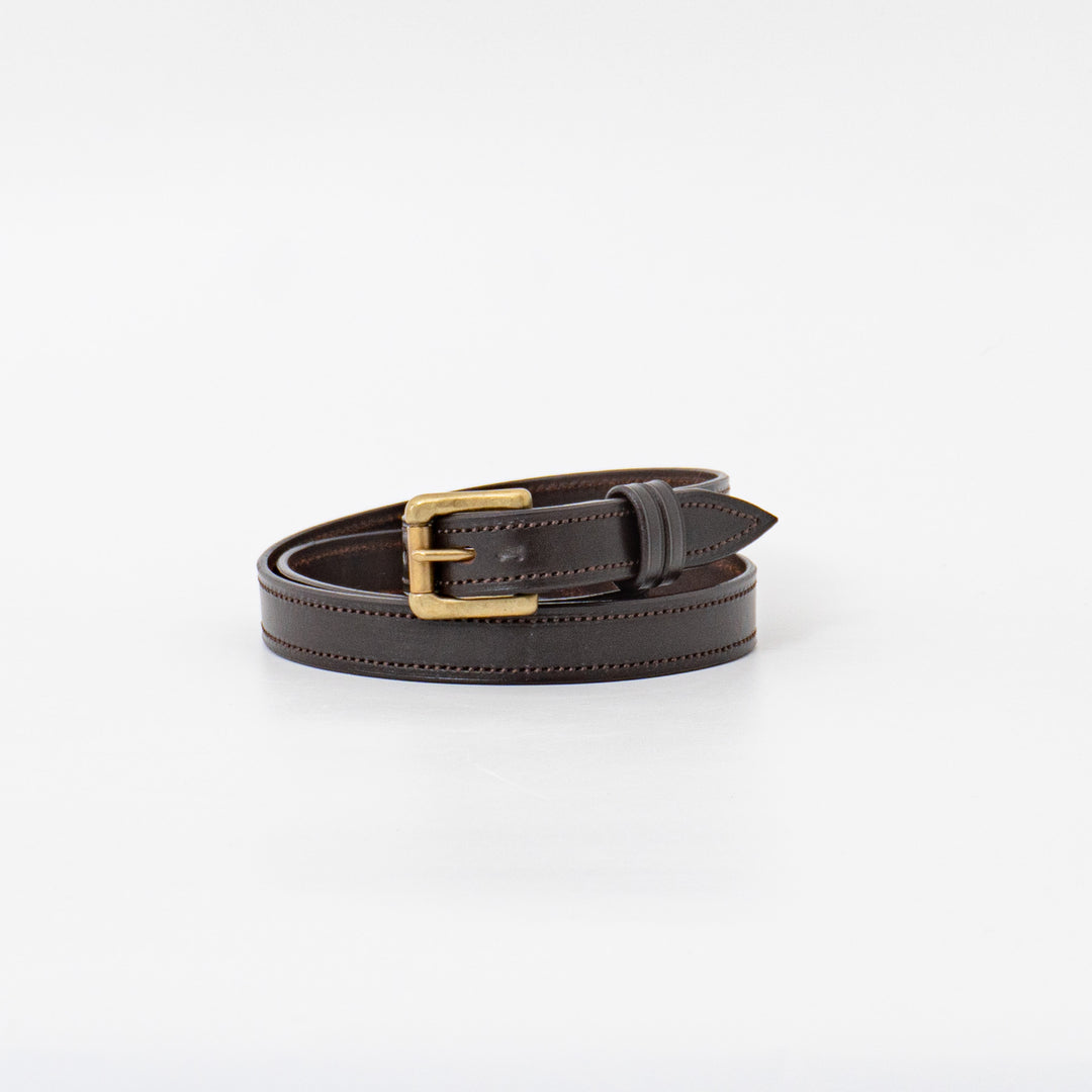 SCYE BASICS/　BRIDLE LEATHER NUMBER BELT 3323-33308