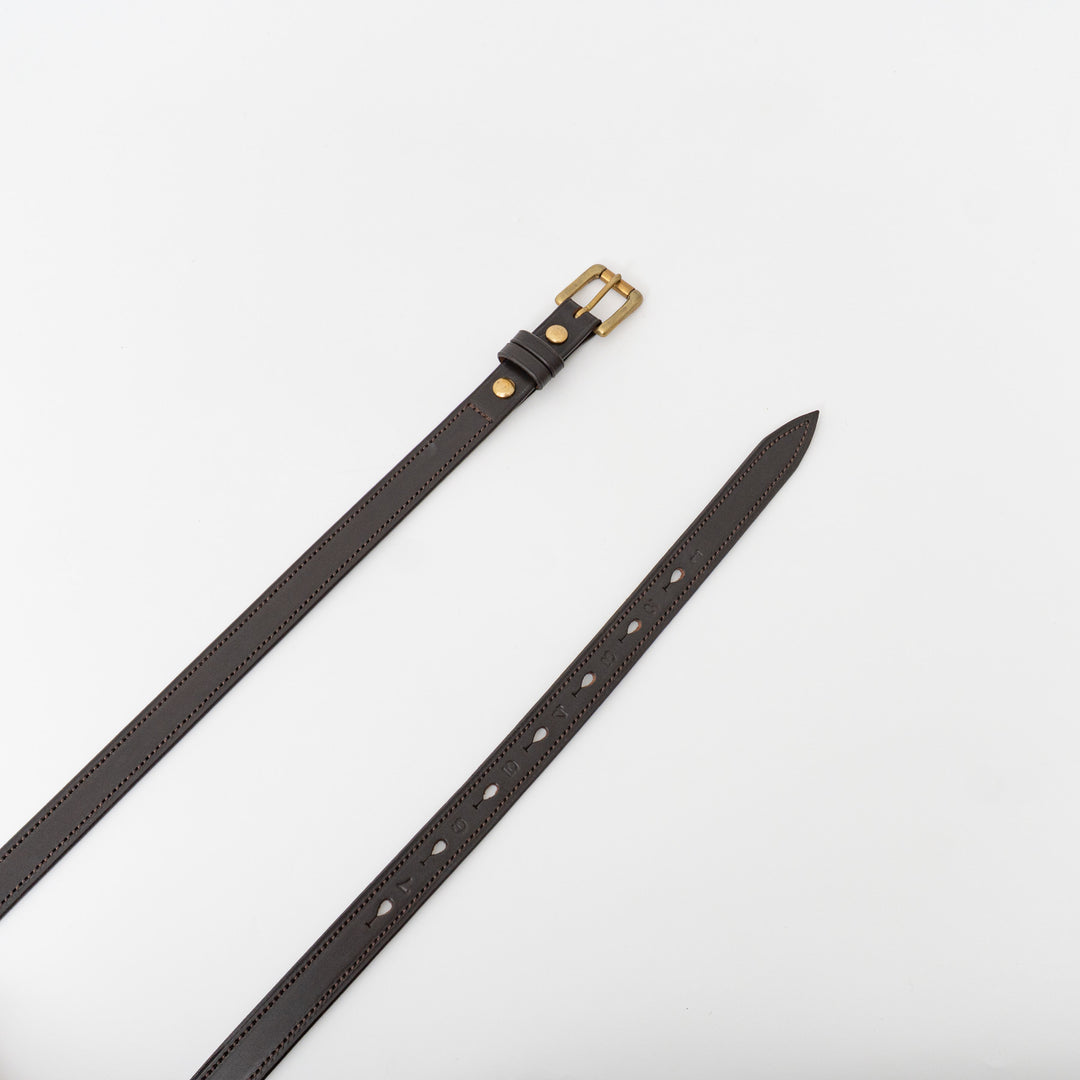 SCYE BASICS/　BRIDLE LEATHER NUMBER BELT 3323-33308