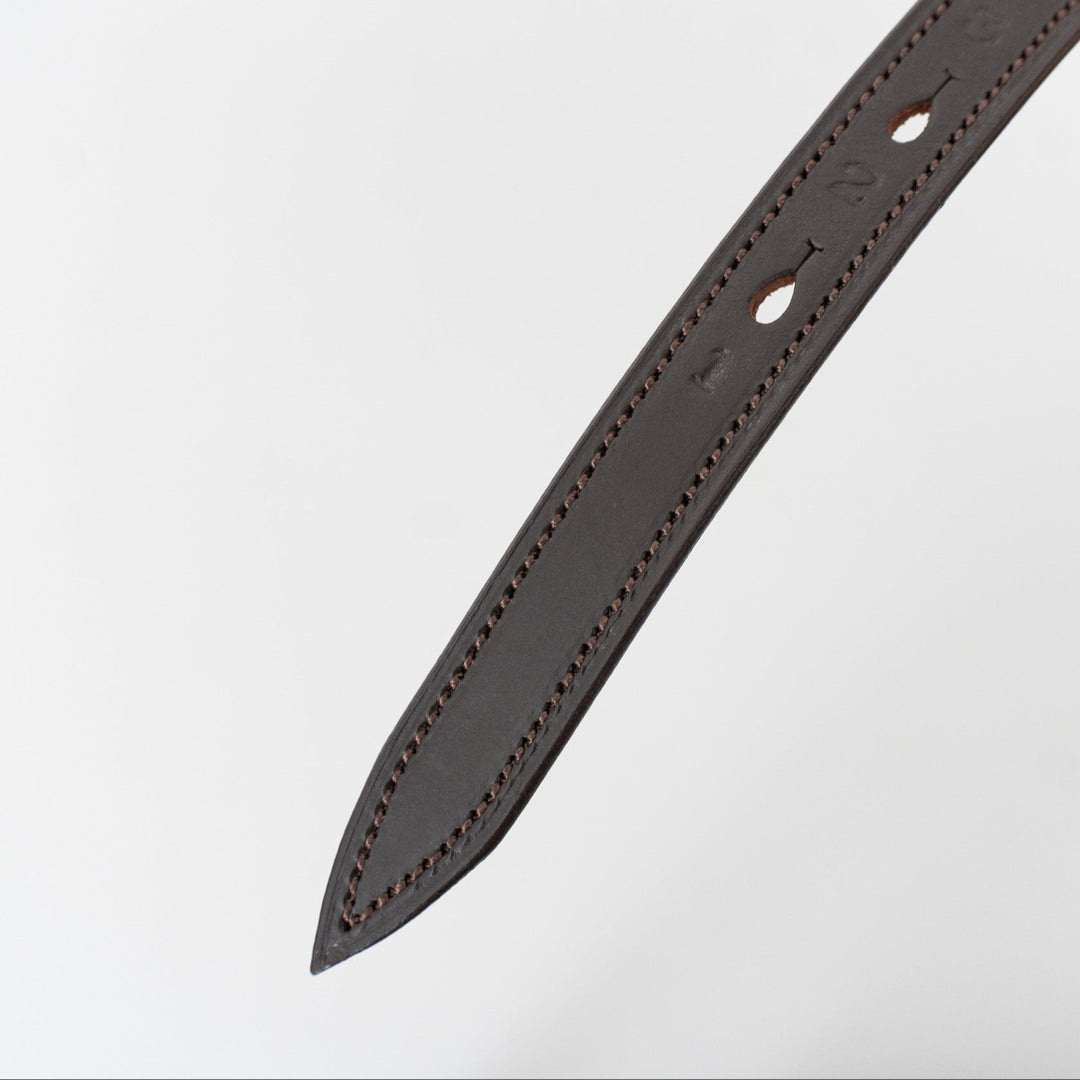 SCYE BASICS/　BRIDLE LEATHER NUMBER BELT 3323-33308