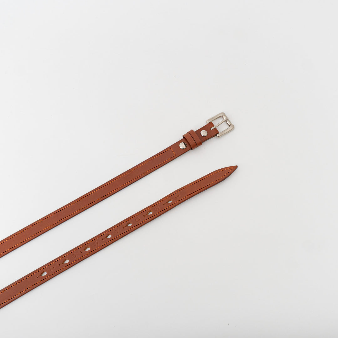 SCYE BASICS/　BRIDLE LEATHER NUMBER BELT 3325-31308