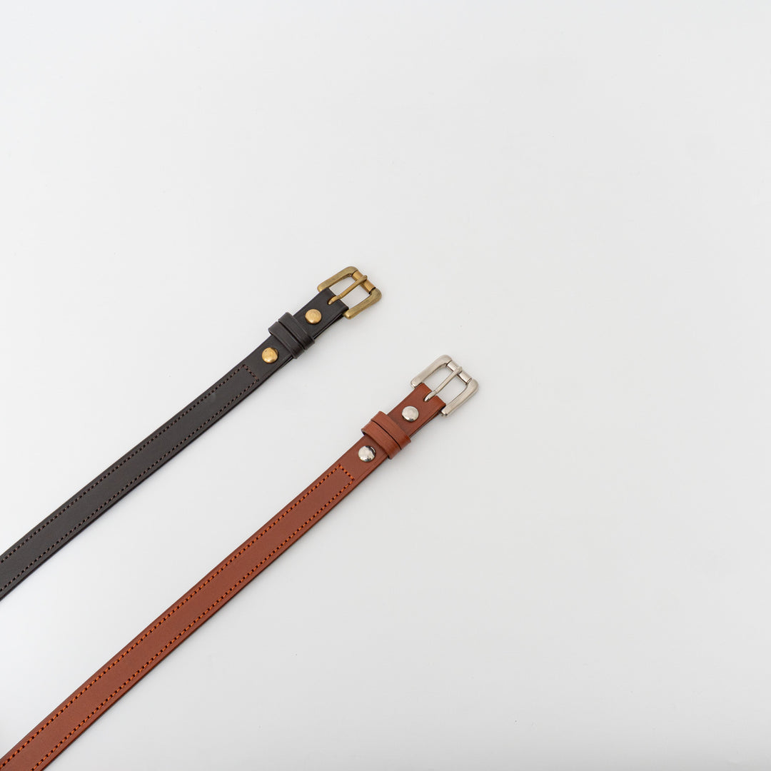 SCYE BASICS/　BRIDLE LEATHER NUMBER BELT 3325-31308