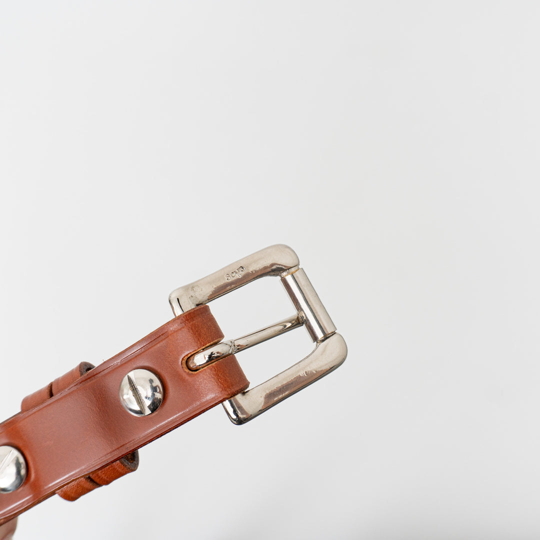 SCYE BASICS/　BRIDLE LEATHER NUMBER BELT 3325-31308