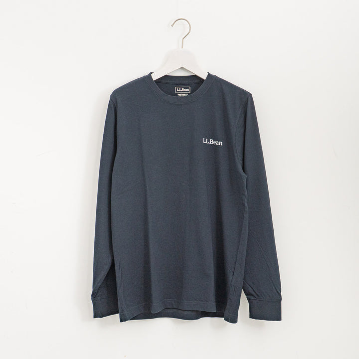LL Bean/　Japan Fit Carefree Unshrinkable Tees, Long-Sleeve Graphic
