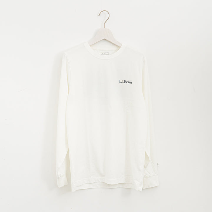 LL Bean/　Japan Fit Carefree Unshrinkable Tees, Long-Sleeve Graphic
