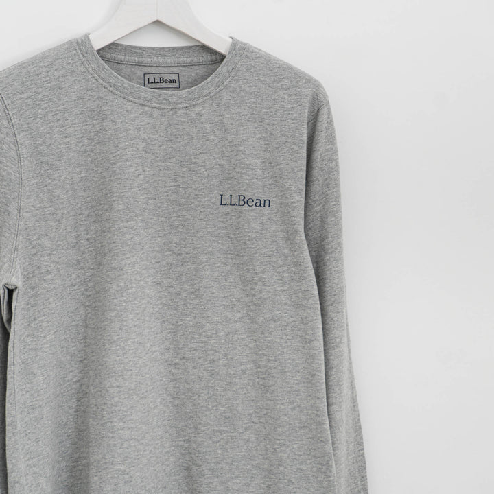 LL Bean/　Japan Fit Carefree Unshrinkable Tees, Long-Sleeve Graphic